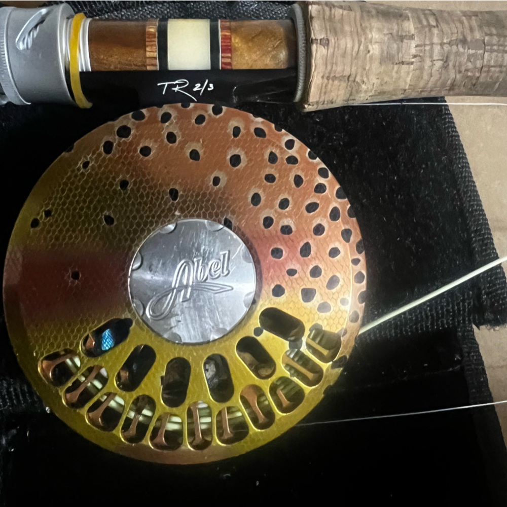 Abel Fly Fishing Reel - cutthroat Gold and Bronze